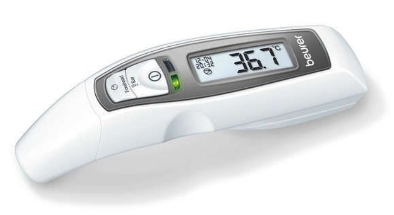 Beurer FT 65 Kontakt Grå, Hvid Øre, Pande Knapper